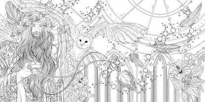 Fantastische Welten  (Ausmalbuch zur kreativen Stressbewältigung)