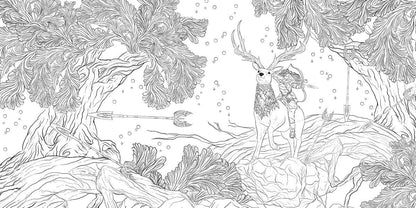 Fantastische Welten  (Ausmalbuch zur kreativen Stressbewältigung)