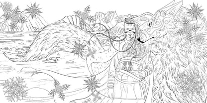 Fantastische Welten  (Ausmalbuch zur kreativen Stressbewältigung)