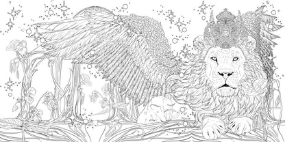 Fantastische Welten  (Ausmalbuch zur kreativen Stressbewältigung)