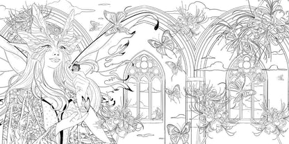 Fantastische Welten  (Ausmalbuch zur kreativen Stressbewältigung)