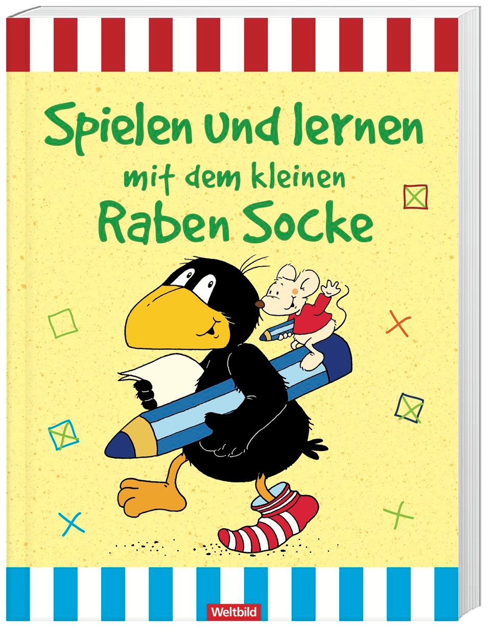 Spielen und lernen mit dem Kleinen Raben Socke
