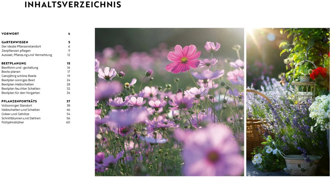 Gartenmomente: Blumen im Garten