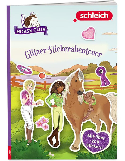 schleich® Horse Club(TM) - Glitzer-Stickerabenteuer, m. 1 Beilage