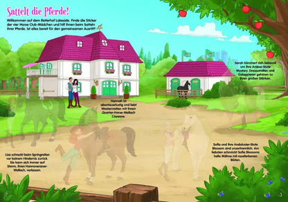 schleich® Horse Club(TM) - Glitzer-Stickerabenteuer, m. 1 Beilage