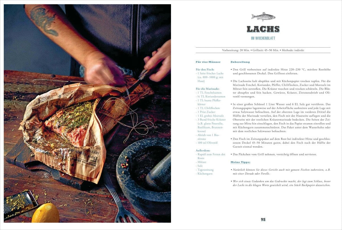 Grillen für Männer - 80 Rezepte ohne Schnickschnack