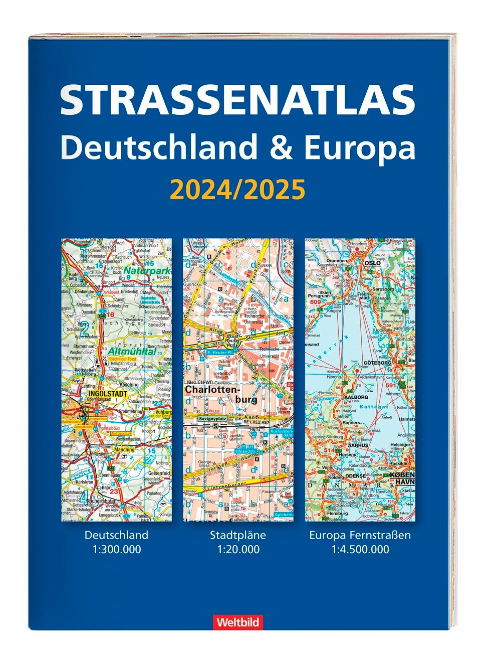 Strassenatlas Deutschland & Europa 2024/2025
