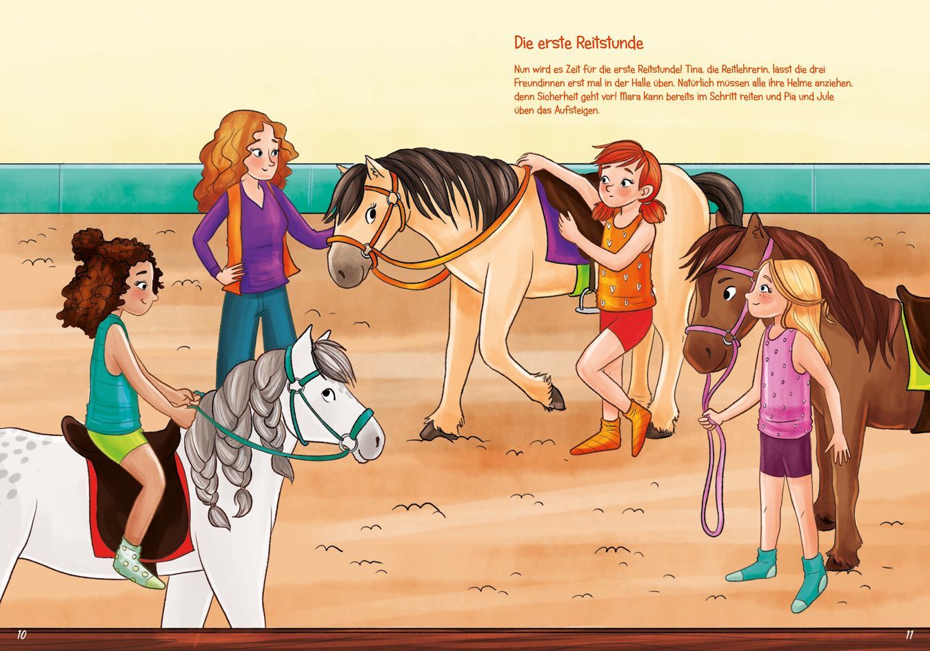 Sticker-Anziehbuch - Beste Freundinnen: Gemeinsam auf dem Reiterhof