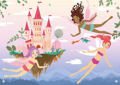 XXL Glitzer-Sticker-Spass - Ponyhof und Feenzauber