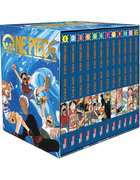 Carlsen One Piece Sammelschuber 1: East Blue (inklusive Band 1-12) (Deutsch, 2022, Eiichiro Oda)