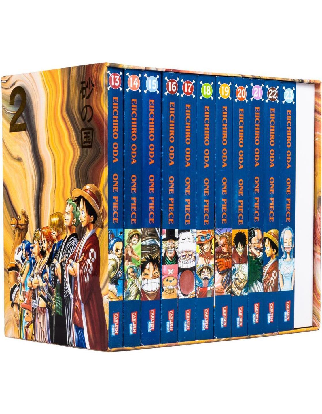 Carlsen One Piece Sammelschuber 2: Alabasta (inklusive Band 13-23) (Deutsch, 2022, Eiichiro Oda)