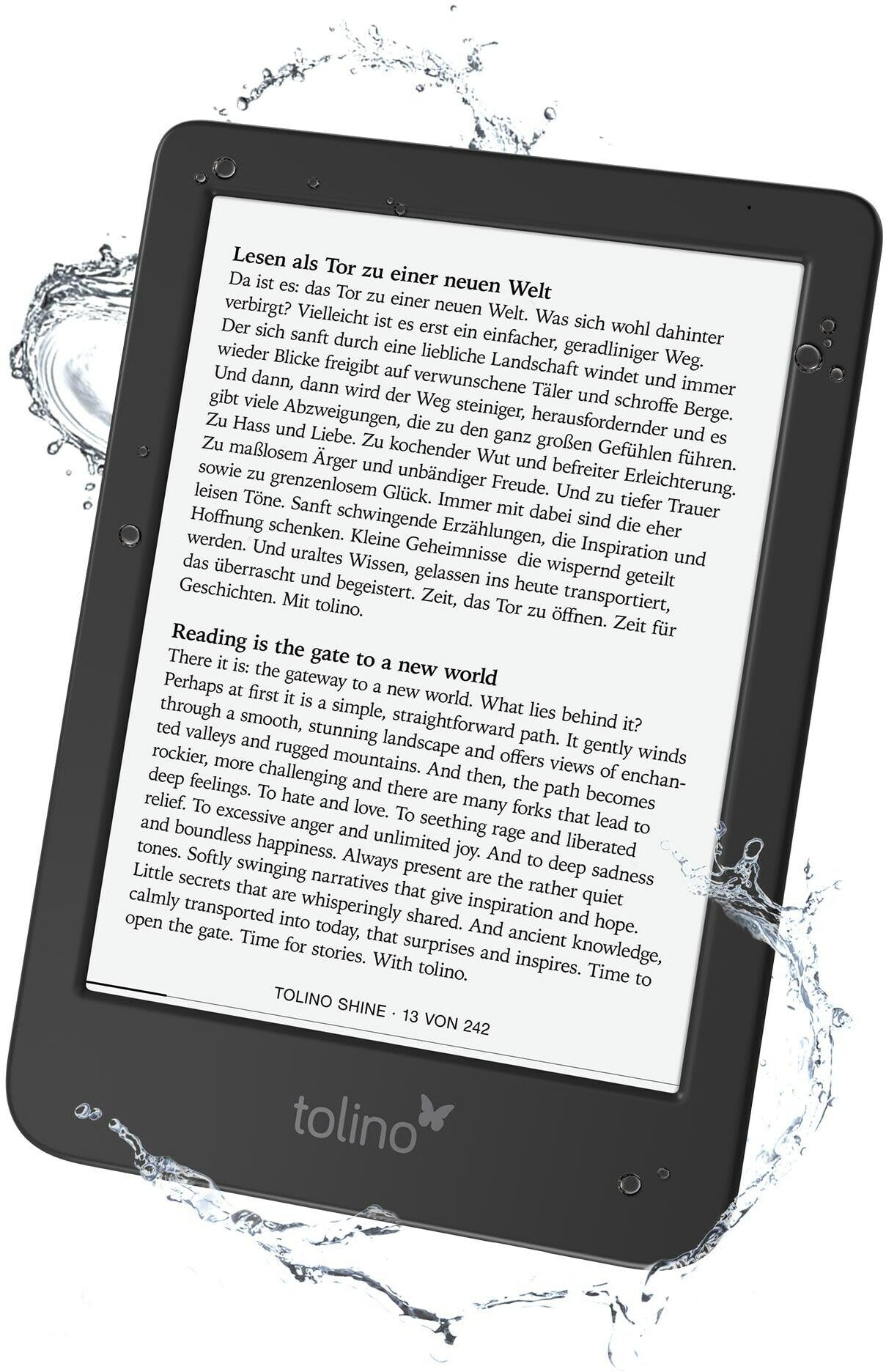 tolino Shine (6", 16 GB, Schwarz)