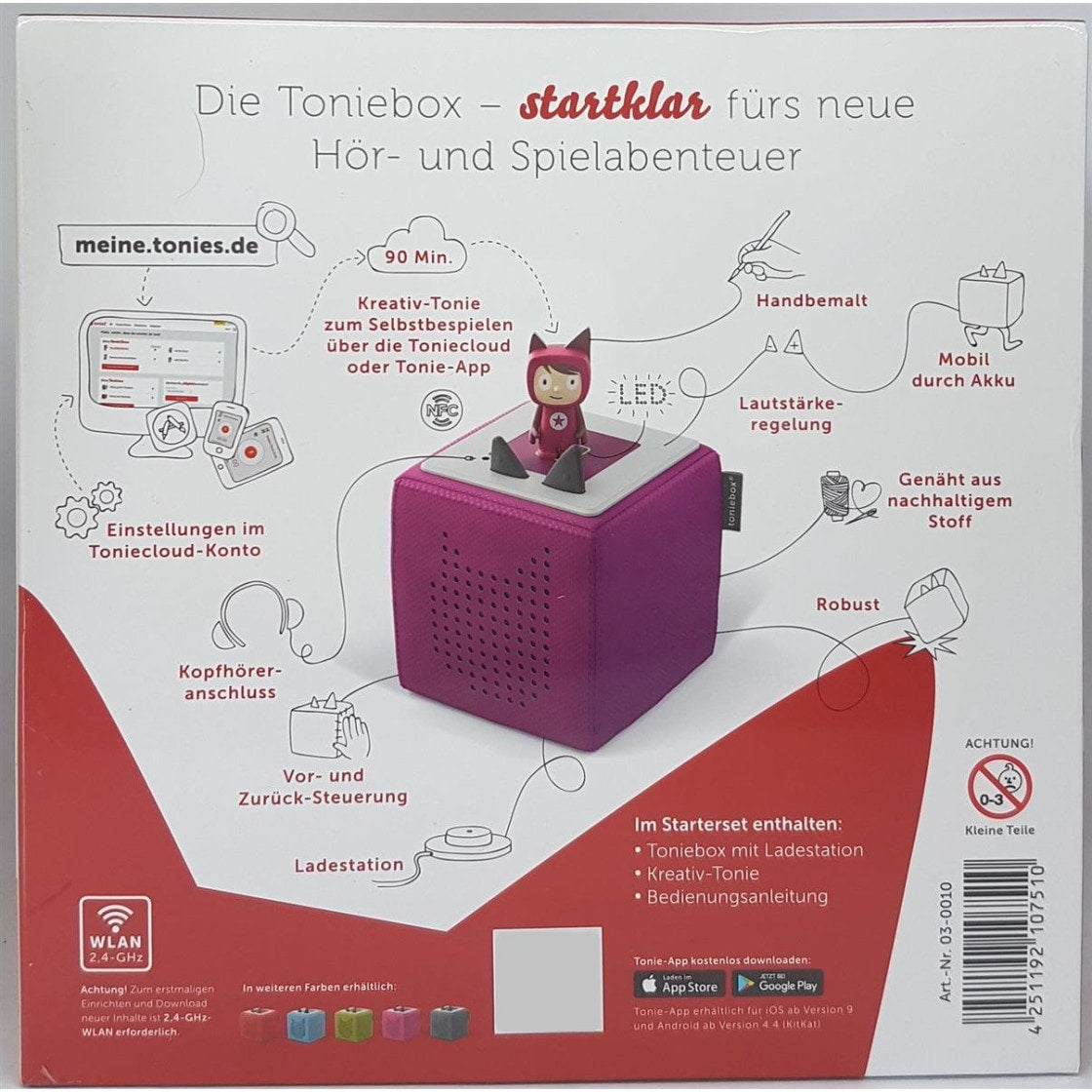 Toniebox Starterset Beere (Kreativ-Tonie)