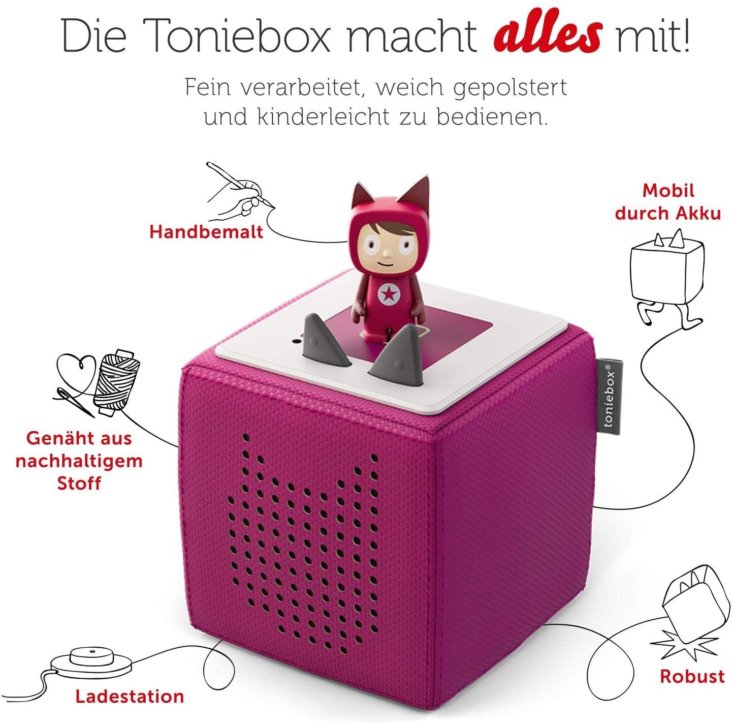 Toniebox Starterset Beere (Kreativ-Tonie)