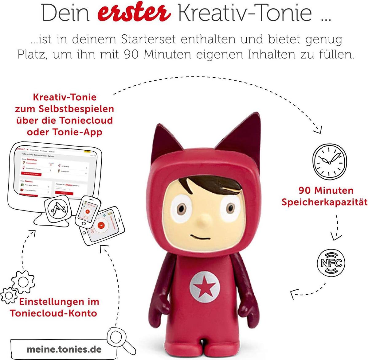 Toniebox Starterset Beere (Kreativ-Tonie)