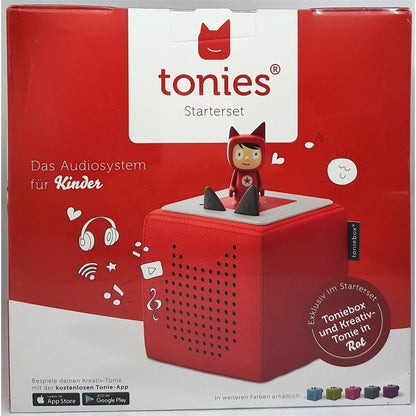 Tonies Toniebox Starterset Rot (Kreativ-Tonie)