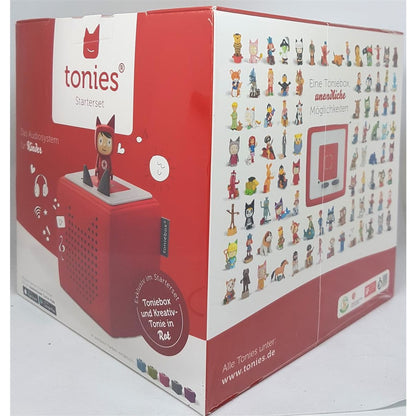 Tonies Toniebox Starterset Rot (Kreativ-Tonie)