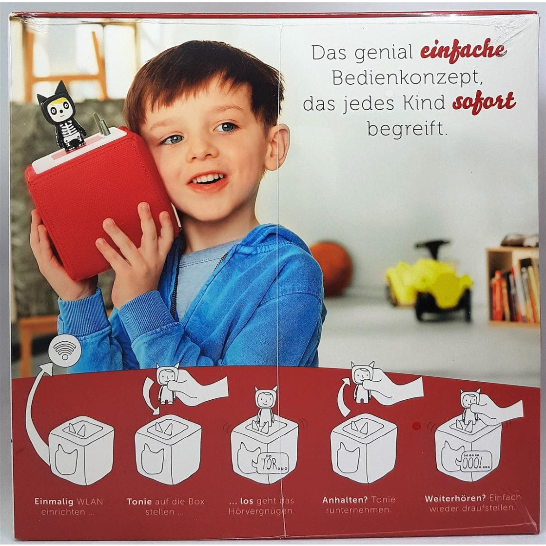 Tonies Toniebox Starterset Rot (Kreativ-Tonie)