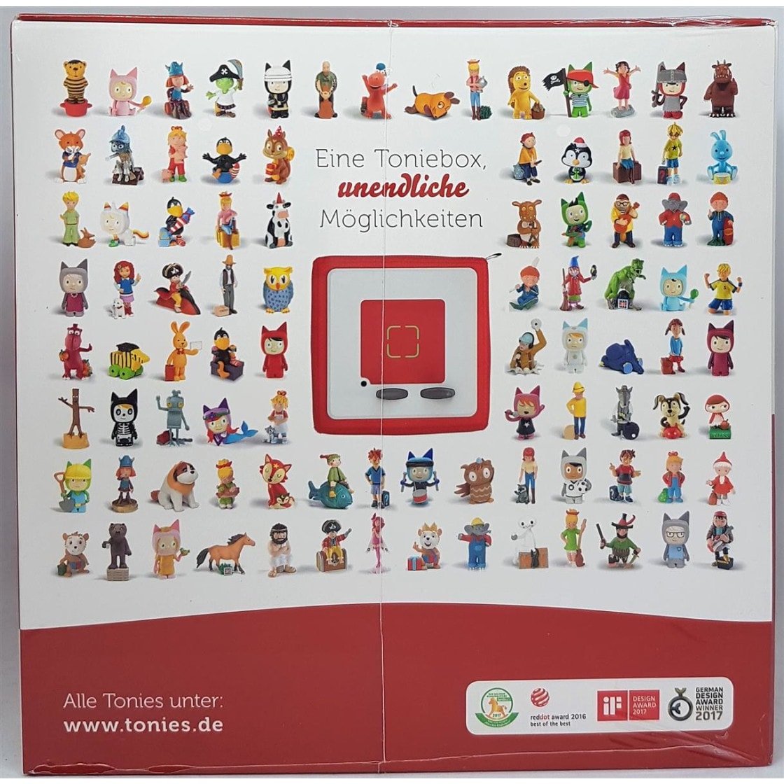 Tonies Toniebox Starterset Rot (Kreativ-Tonie)