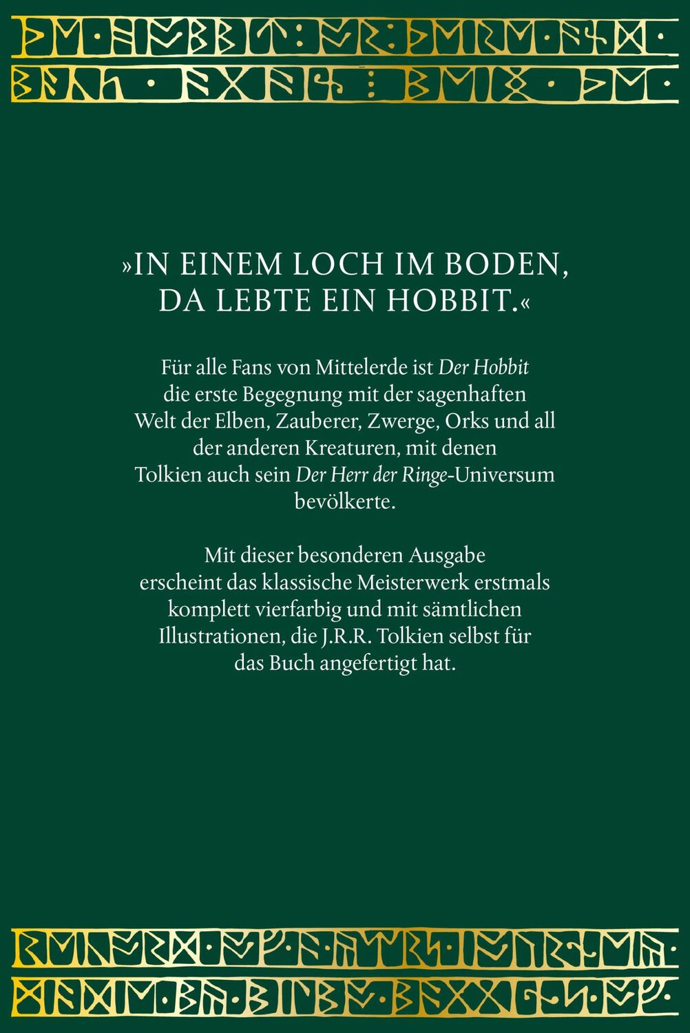 Hobbit-Presse Der Hobbit Luxusausgabe (Deutsch, 2023, J.R.R. Tolkien, Wolfgang Krege)