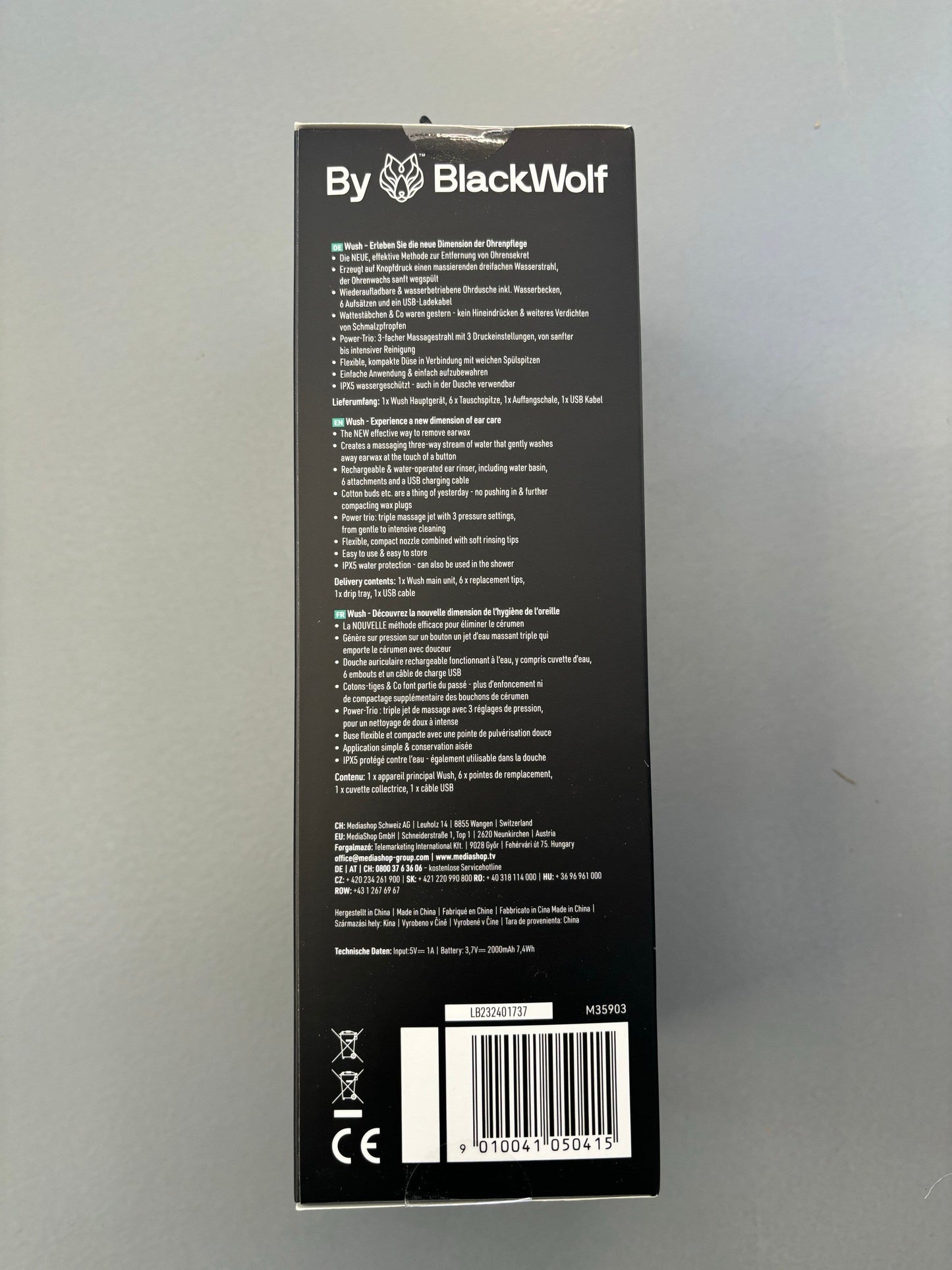 Wush Elektrischer Ohrenreiniger