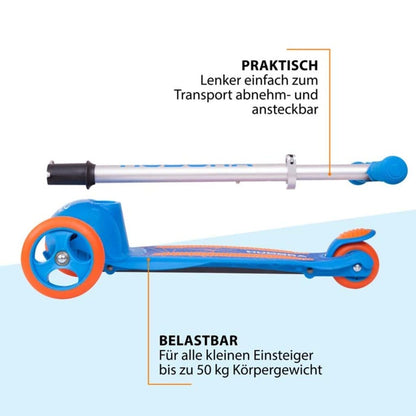 Hudora Kinder-Scooter FLITZKIDS 2.0 in blau