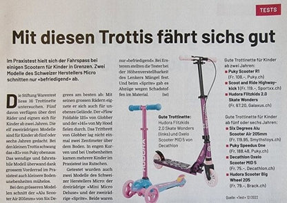 Scooter FLITZKIDS 2.0 SKATE WONDERS in rosa/hellblau