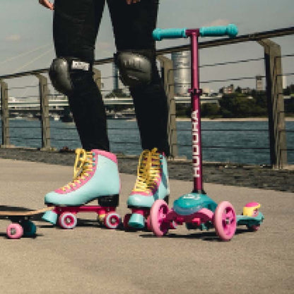 Scooter FLITZKIDS 2.0 SKATE WONDERS in rosa/hellblau