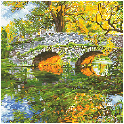 Diamond Dotz Diamond Painting Brücke