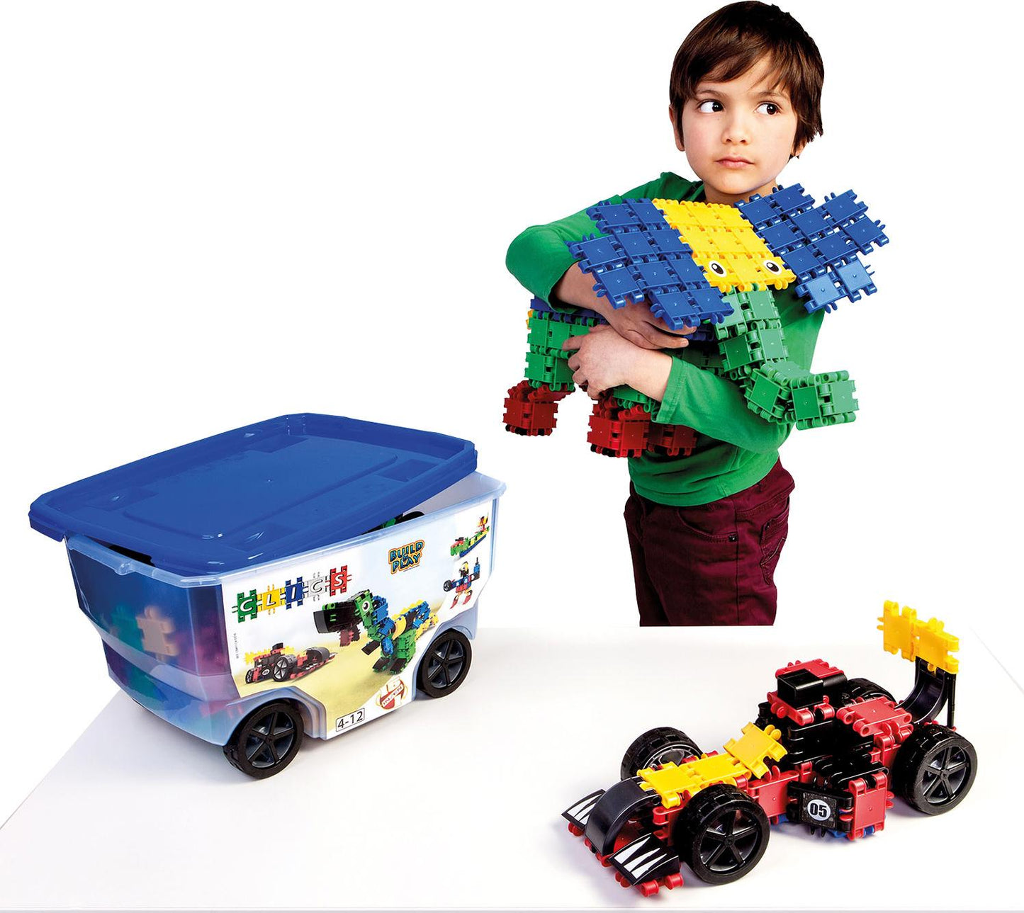 Clics Rollerbox blau 400 Teile