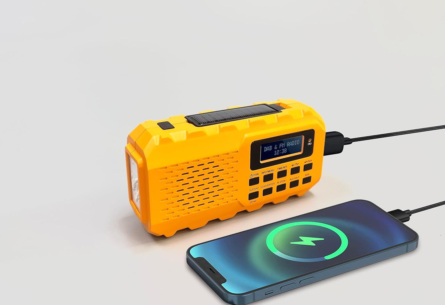 Newtro DAB-Kurbelradio Multifunktion