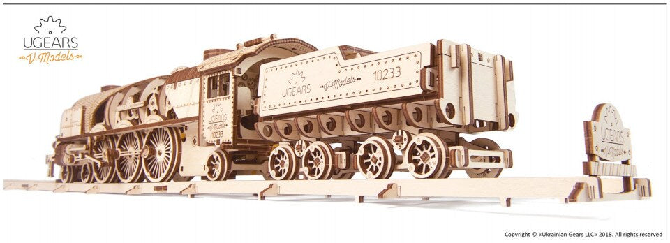 3D Puzzle Zug mit Wagen 538PCS