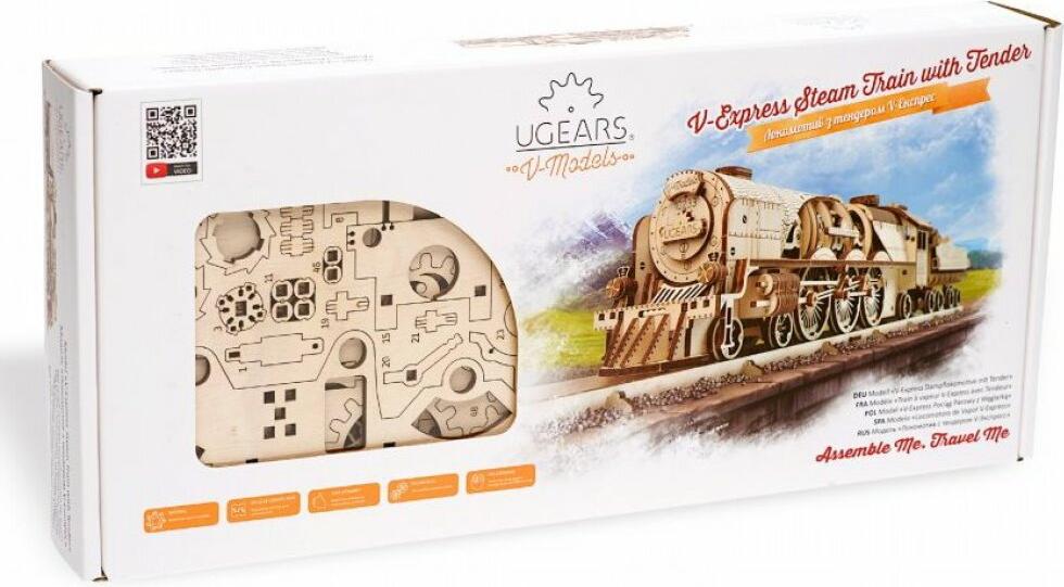 3D Puzzle Zug mit Wagen 538PCS