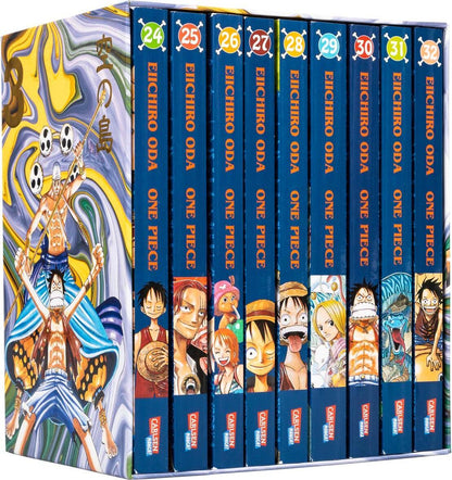 Carlsen One Piece Sammelschuber 3: Skypia (inklusive Band 24-32) (Deutsch, 2023, Eiichiro Oda)