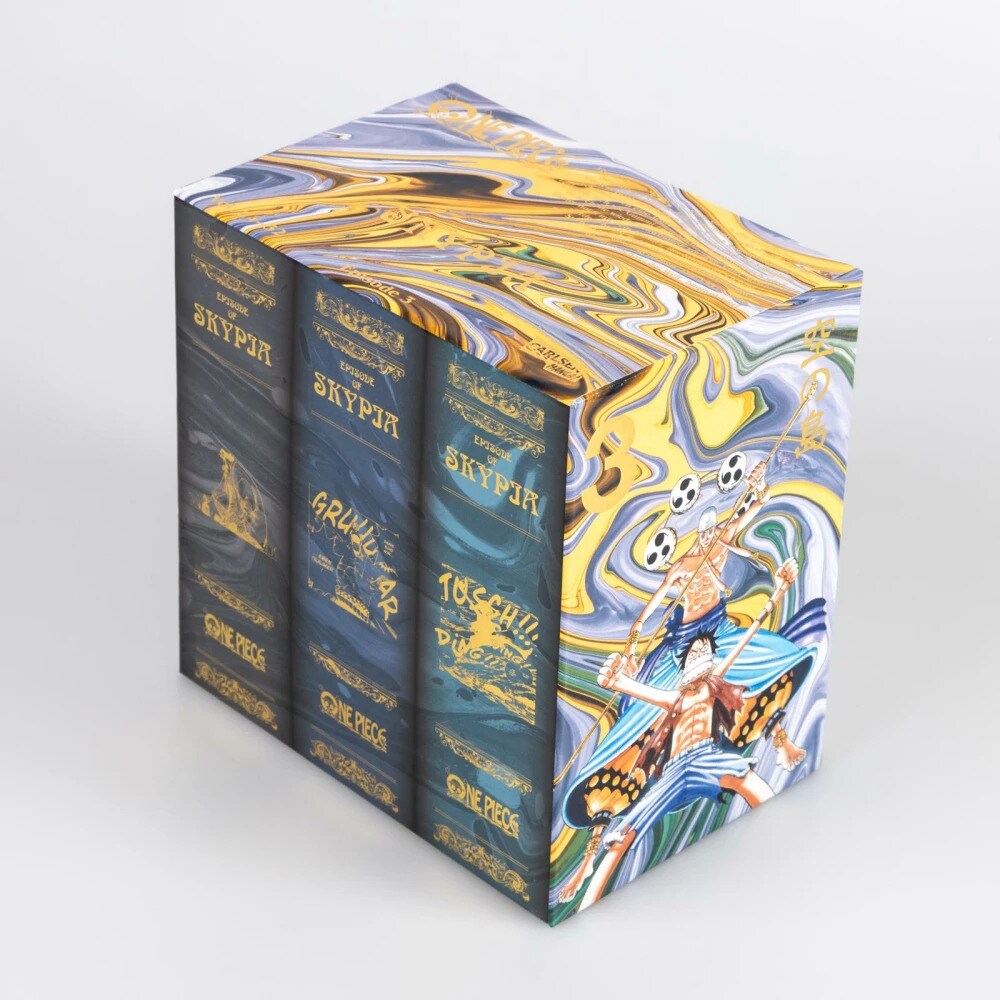 Carlsen One Piece Sammelschuber 3: Skypia (inklusive Band 24-32) (Deutsch, 2023, Eiichiro Oda)