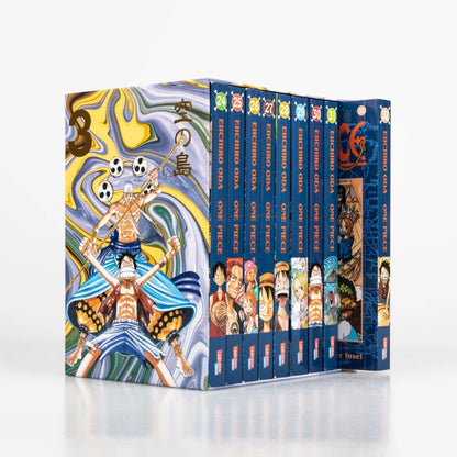 Carlsen One Piece Sammelschuber 3: Skypia (inklusive Band 24-32) (Deutsch, 2023, Eiichiro Oda)