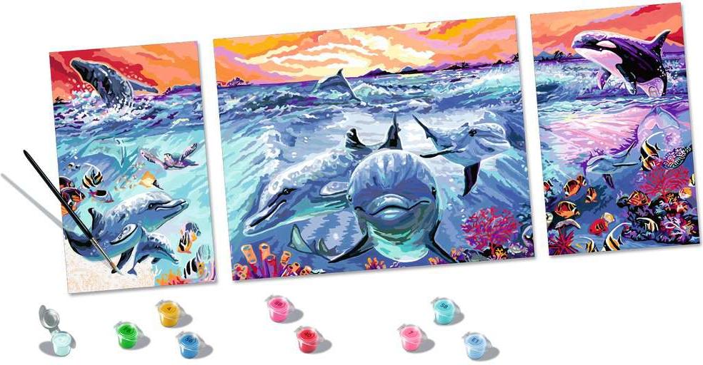 Ravensburger CreArt Dolphins at Sunset