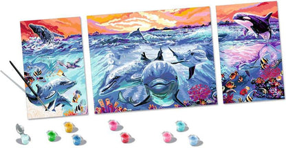 Ravensburger CreArt Dolphins at Sunset