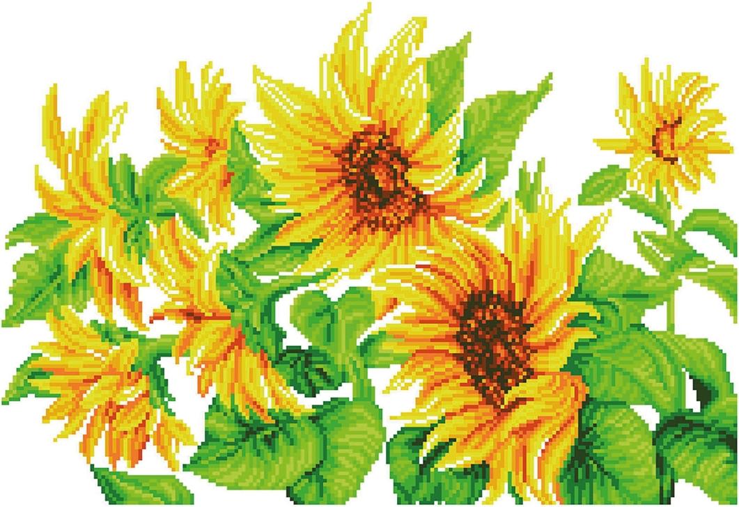 Diamond Dotz Diamond Painting Sonnenblumenfeld