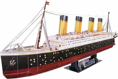 3D Puzzle Titanic mit LED Beleuchtung / 266 teilig