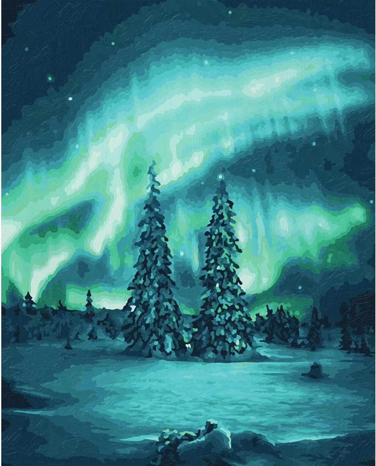 Schipper Malen nach Zahlen - Polarlichter