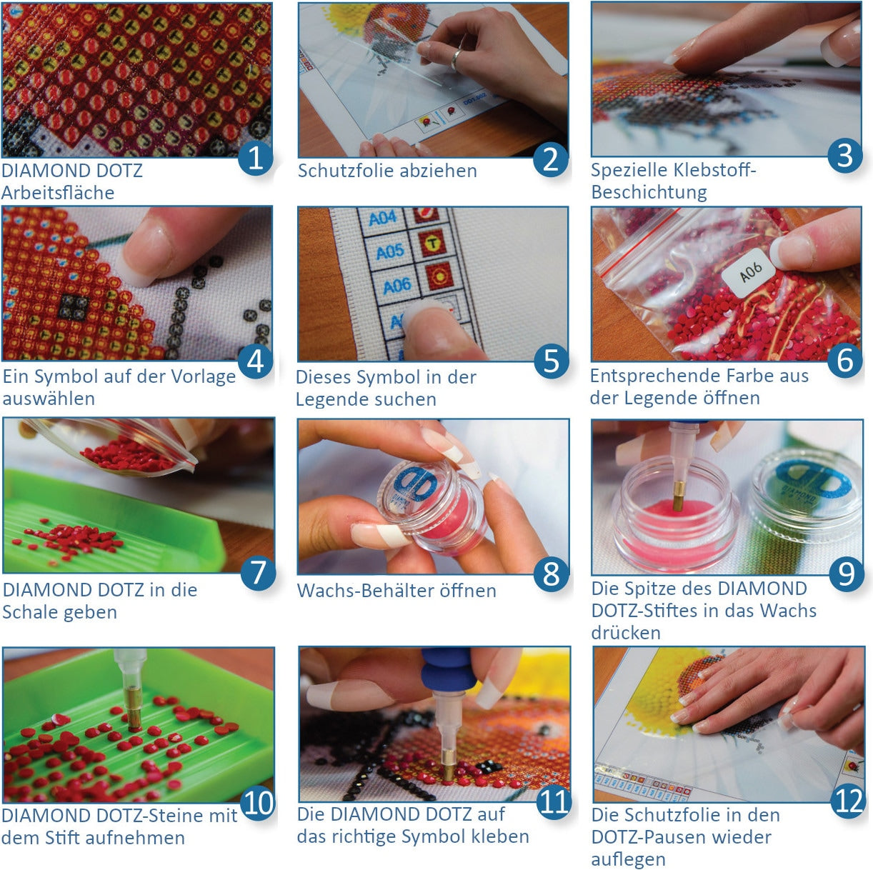 Diamond Dotz Seerose