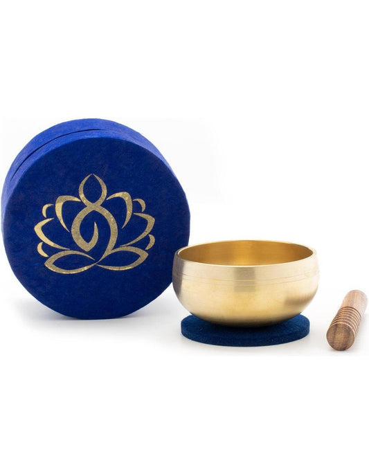 Klangschalen-Set in Box blau Meditation