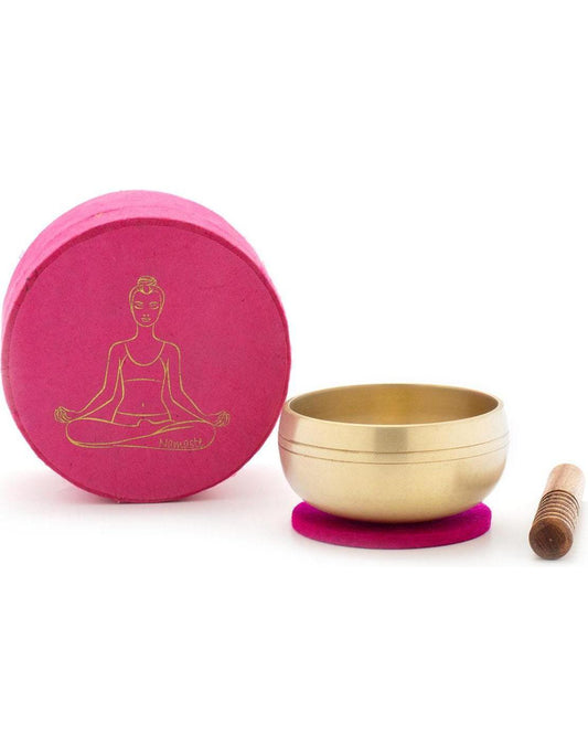 Klangschalen-Set in Box pink YOGA