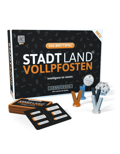 Denkriesen - STADT LAND VOLLPFOSTEN® - Brettspiel - Intelligenz ist relativ