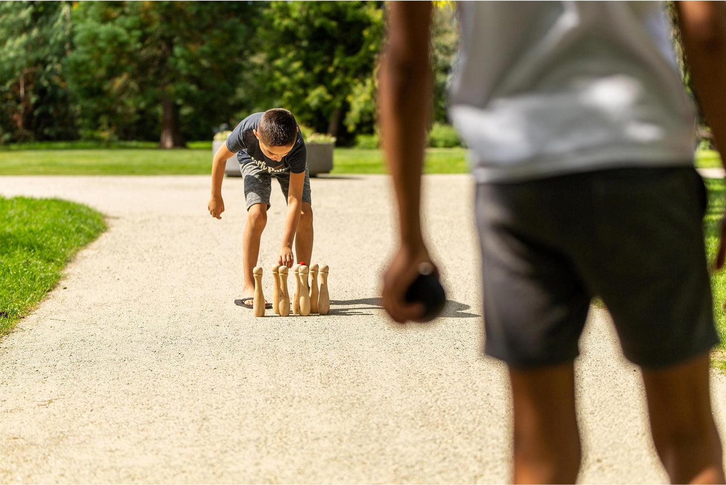 Outdoor Bowling Spiel