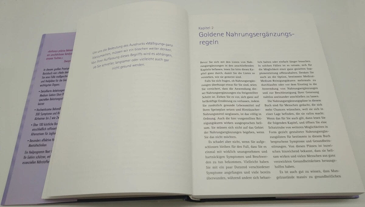 Arkana Heile dein Gehirn - Das Praxisprogramm (Deutsch, 2023, Anthony William)