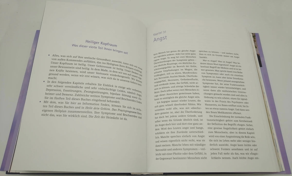 Arkana Heile dein Gehirn - Das Basisbuch (Deutsch, 2023, Anthony William)