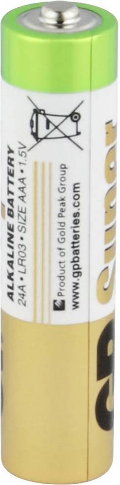 AAA Batterie GP Alkaline Super, Micro LR03,  1,5V, 80 Stück
