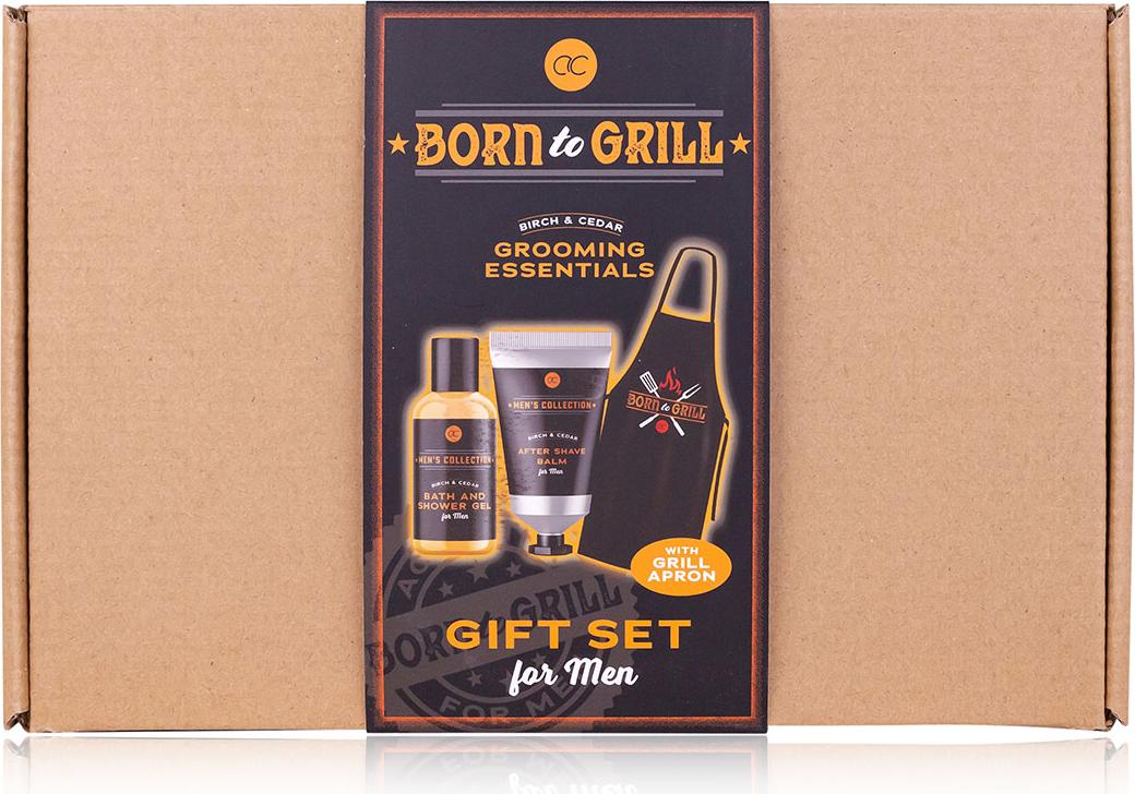 Geschenkset "Born to Grill" mit Schürze